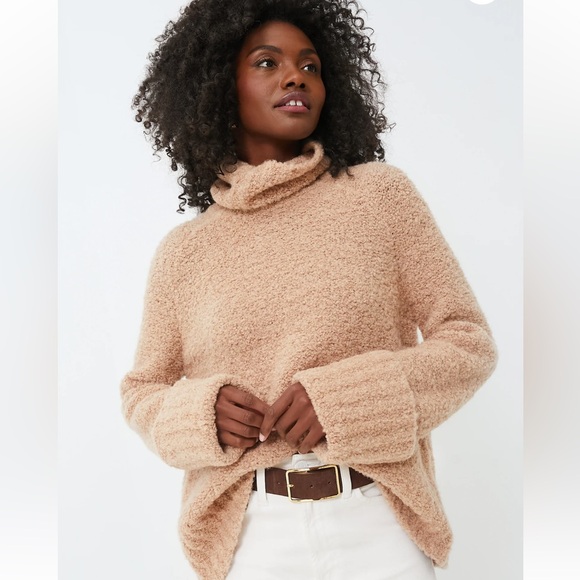 Camel Boucle Theo Turtleneck Size XS Unworn and Unwashed (Tag not attached) - Picture 6 of 8